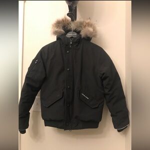 Kid’s Canada Goose Black Bomber Jacket